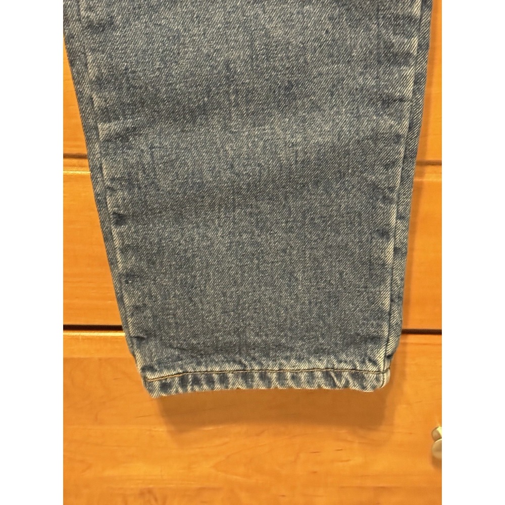 LL BEAN Flannel-Lined Women's Jeans Size 8 Long Warm & Stylish Vermont Vibes - Picture 5 of 12